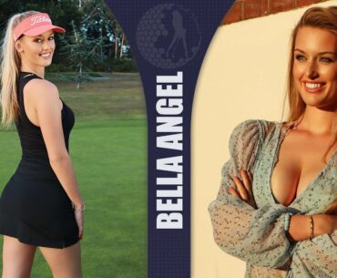 Meet Bella Angel, the golf beauty who stuns fans in skin-tight clothes and doubles up as a ring girl