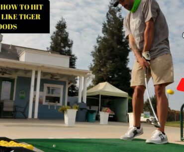 LEARNING HOW TO HIT THE BALL LIKE TIGER WOODS AT THE RANGE
