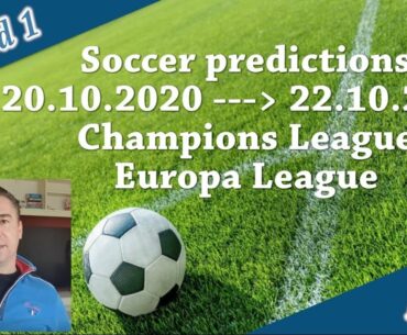 Soccer Predictions / 20.10.2020 - 22.10.2020 / Betting Tips