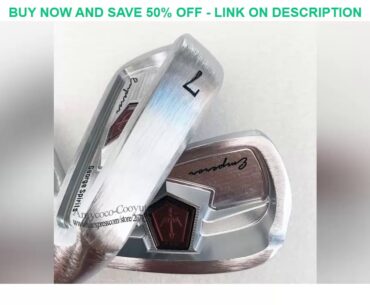Nuevos hombres cabeza de Golf George Spirits Emperor Golf hierros 4-9 P Forged carbon stee Club hie