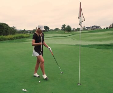Erika Larkin || Odyssey Stroke Lab Seven Triple Track Putter || Gate Width Drill