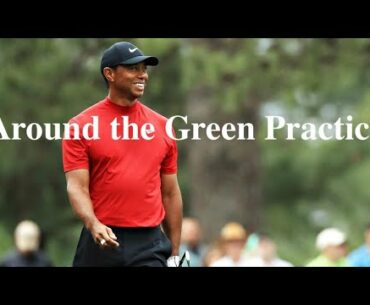 Tiger Woods Green side Practice | tight lie - Rough - Bunker