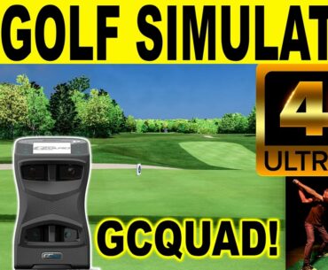 GOLF SIMULATOR in 4K - Foresight Sports FSX 2020 at Wentworth West (GCQUAD)