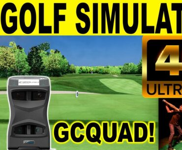 GOLF SIMULATOR in 4K - Foresight Sports FSX 2020 at Wentworth West (GCQUAD)