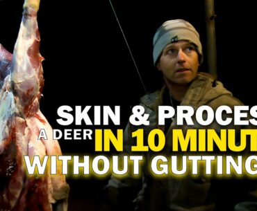 Skin and Process a Deer in 10 Minutes Without Gutting It