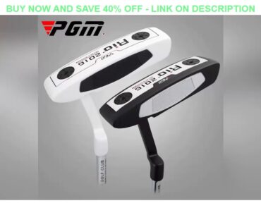 Putter de Club de Golf Unisex genuino PGM hombres y mujeres mano derecha acero blanco negro Club Pu