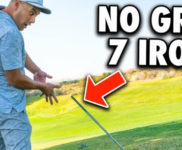 PGA Pro w/ No Grip 7 Iron Only vs Amateur | Mark vs Bryan | Experior Golf