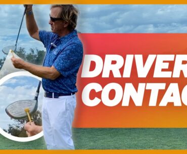 Beginner Golf Driving Tips - Center Contact Every Time!