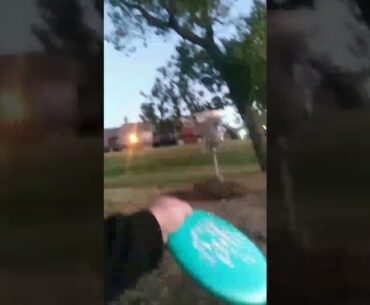 Disc golf a easy par putt