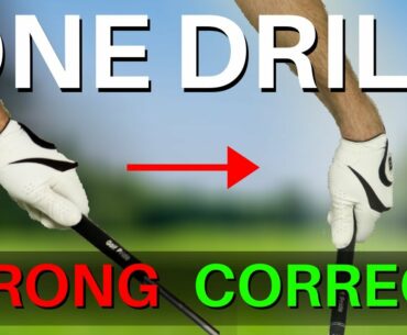 JUST ONE EASY DRILL TO FIX THIS COMMON AMATEUR PROBLEM