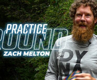 The OLDEST disc in Zach Melton's bag! | Practice Round at Cedar Hill