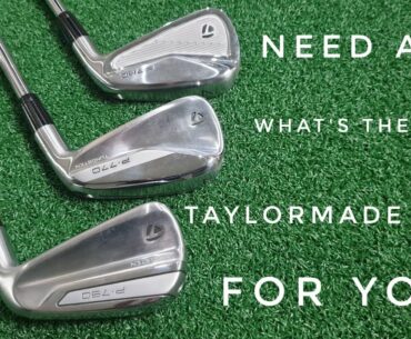 TAYLORMADE P790, P770, P7MC REVIEW, WHAT'S THE BEST P IRON FOR YOU?