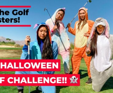 HALLOWEEN GOLF CHALLENGE ft. The Golf Sisters !!