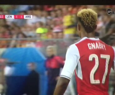 Alex Oxlade Chamberlain chip goal vs RC Lens