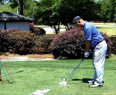 Coach Contento Golf. How to stand the right distance from the ball
