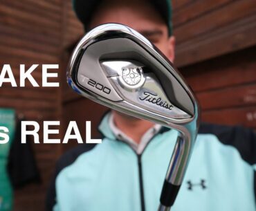 FAKE Titleist T200 Irons from Aliexpress - Putting these counterfeit golf clubs to the test!
