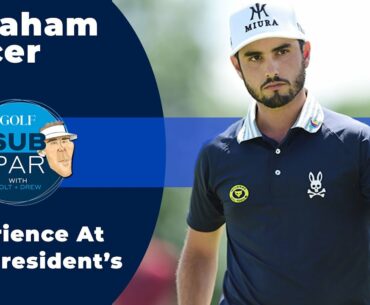 Abraham Ancer talks his experience playing at the Presidents Cup and comments on facing Tiger Woods