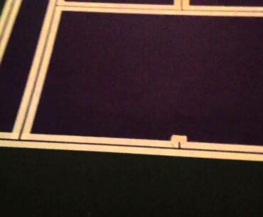 small scale tennis court for tactical teaching