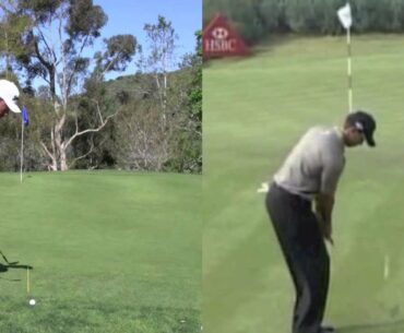 Chip like Tiger Woods