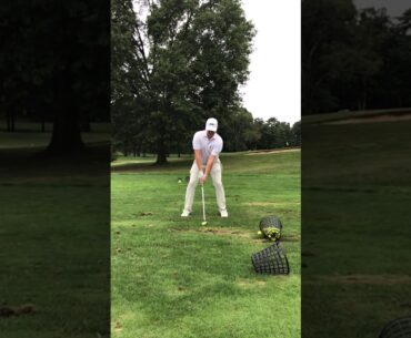 Michael Woods Pre Lesson Swing Face On