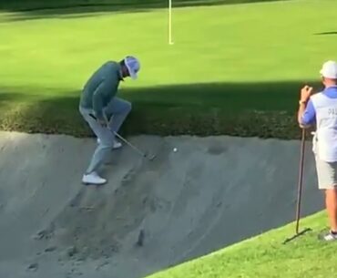 Ryan Palmer takes 6 shots to escape bunker at Genesis Invitational