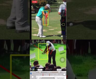Tiger Woods and Xander Schauffele golf swings: Transition to the top