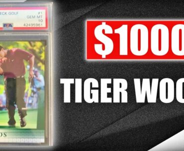 The $1000 Tiger Woods Golf Card [2001 Upper Deck]