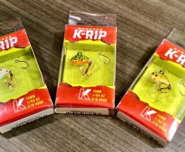 NEW Big Panfish Ice Fishing Baits! (Kenders K Rip Fry)