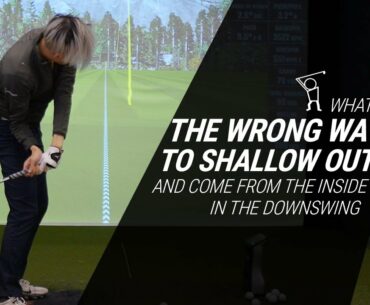 Most Common Mistake Amateur Golfers Make to Shallow out the Downswing and Swing from the Inside!!!