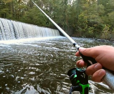 Fishing on FIRE below Creek Spillway (Giveaway)