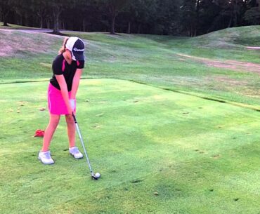 Johnna Parlett - (10) almost holes 90yd approach wedge!