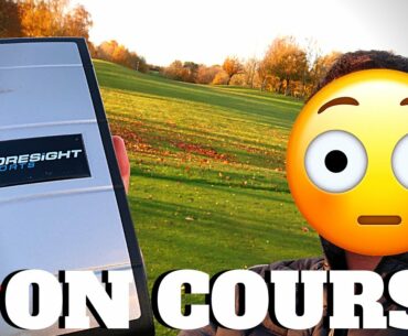 TAKING MY NEW GOLF LAUNCH MONITOR ONTO THE GOLF COURSE...