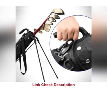 Upgraded 9 Golf Clubs Bag Nylon Material Waterproof Ultralight Frame Portable Golf Sports Carry Bag