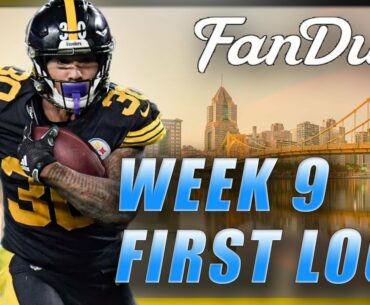 FANDUEL WEEK 9 FIRST LOOK LINEUP: NFL DFS PICKS
