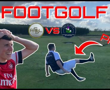 WE PLAYED AGAINST PRO FOOTGOLFERS!! | Footgolf | Broadlees Footgolf Course