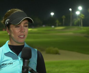 Georgia Hall's first experience of Night Golf | Omega Dubai Moonlight Classic 2020