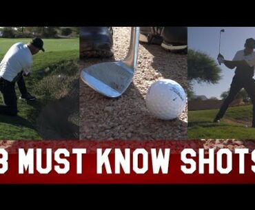 3 SHOTS that WILL Save your Round & IMPROVE YOUR GAME w/ MIKE MALASKA, PGA