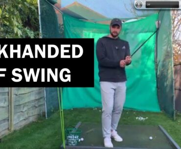 CACKHANDED GOLF SWING