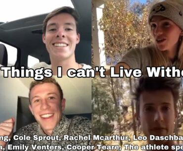 10 things I can't live without - D1 & Pro athlete addition (Nico young, The athlete special & more!)