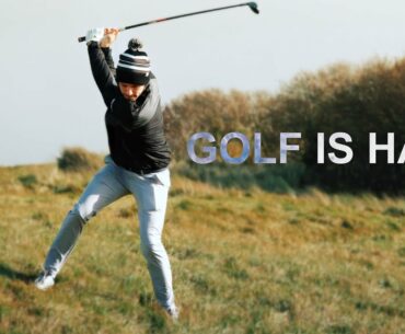 PLAYING GOLF in the CRAZIEST CONDITIONS wow GOLF IS HARD