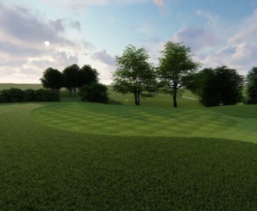 Bourn Golf Club - Hole 1 Sample