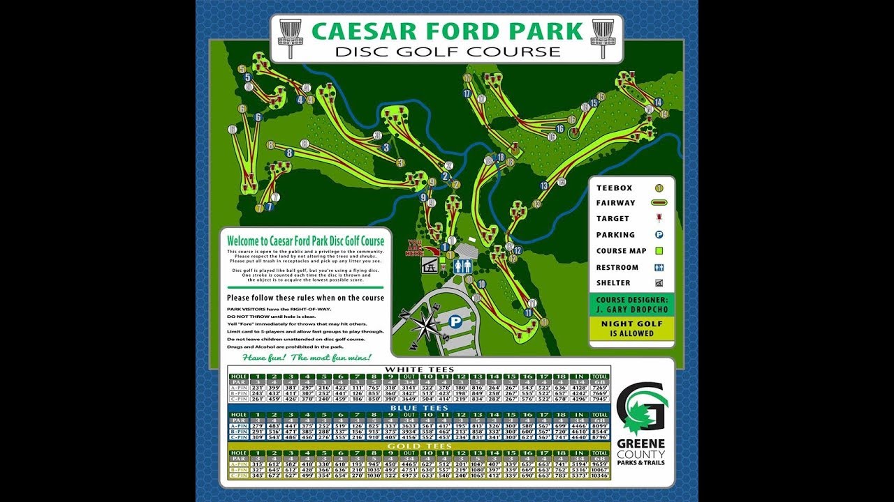 Preview Caesar Ford Park Disc Golf Course Under Construction Front 9 Preview Caesar Ford Park Disc Golf Course Under Construction Front 9