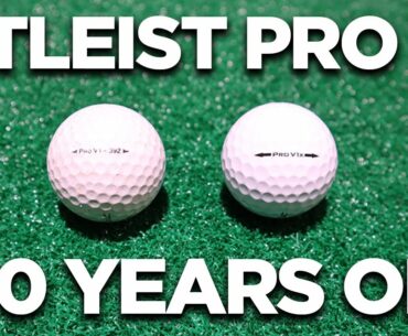 TITLEIST PRO V1 GOLF BALL 20 YEARS ON