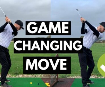 How to INSTANTLY FIX YOUR SLICE with this one move - For irons & driver (GAME CHANGER)
