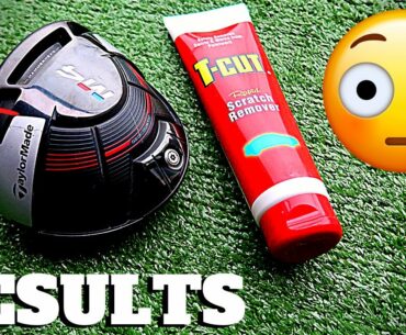 REFURBING a scratched TAYLORMADE Driver Using T-CUT... RESULT