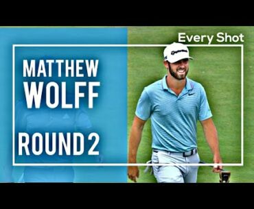 Matthew Wolff Every Shot 2nd Round Shriners Open 2020   PGA Tour