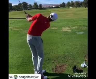 Joaco Niemann pitching golf swing motivation. #bestgolfswings #alloverthegolf