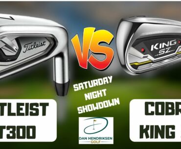 TITLEIST T300 vs COBRA KING SZ IRONS -REVIEW/SHOWDOWN