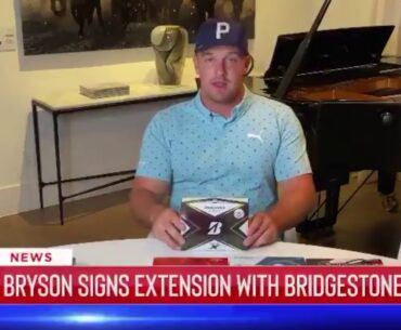 Bryson DeChambeau signs again with Bridgestone Golf just days ahead of The Masters