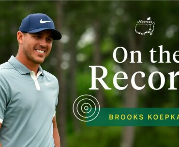 All good on the health front for Brooks Koepka heading into this week | Masters Press Conference
